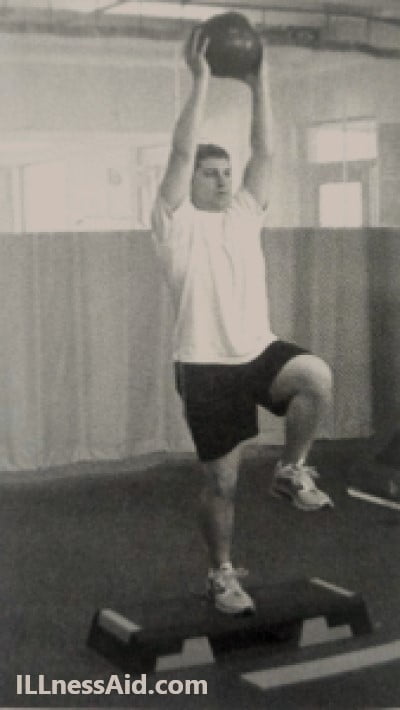 overhead reach exercise