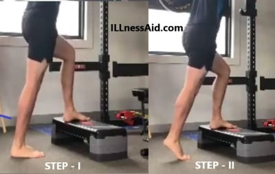 STEP UP CALF RAISES